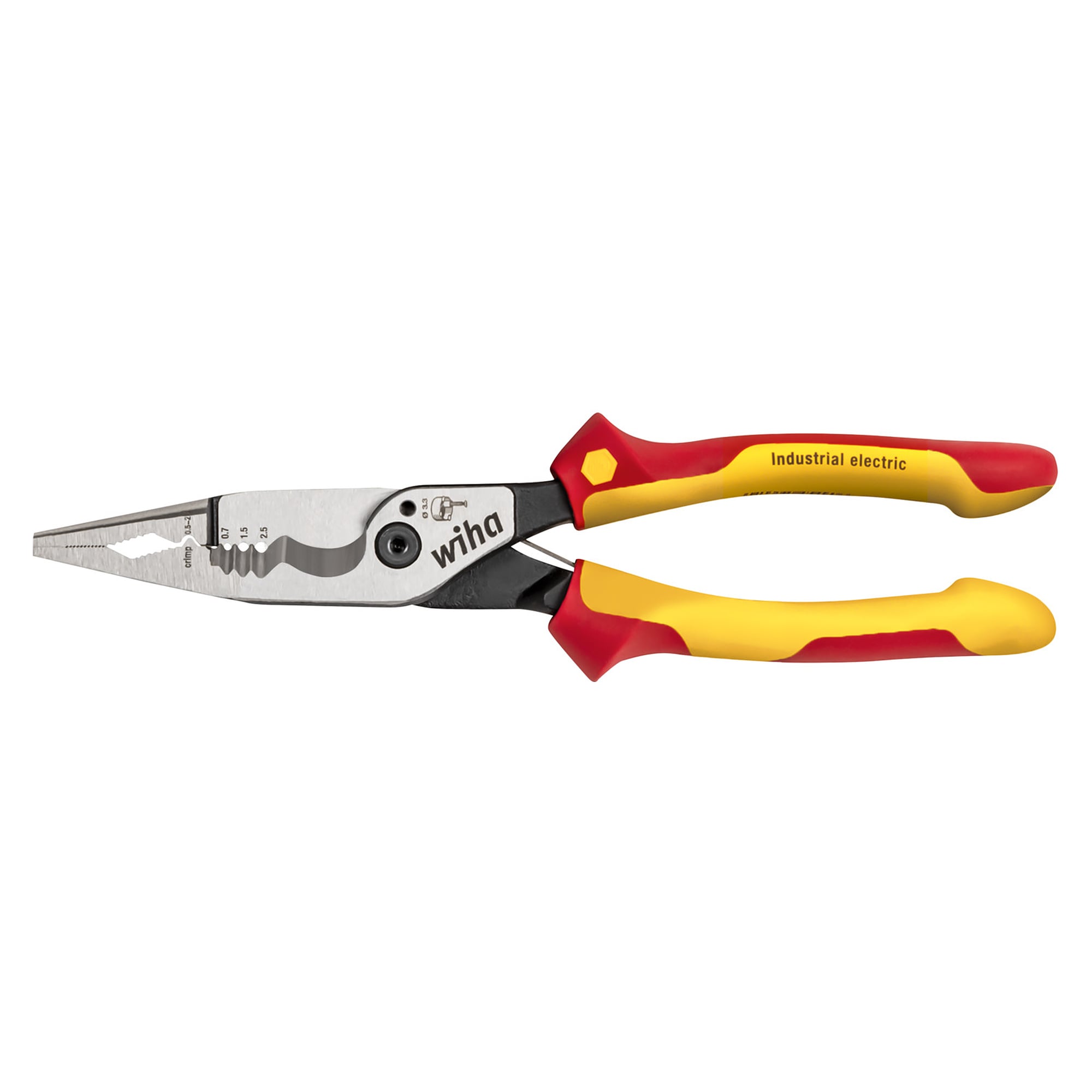 Multifunctional Pliers 8in1 Industrial Electric 225 mm, VDE - Wiha 45705