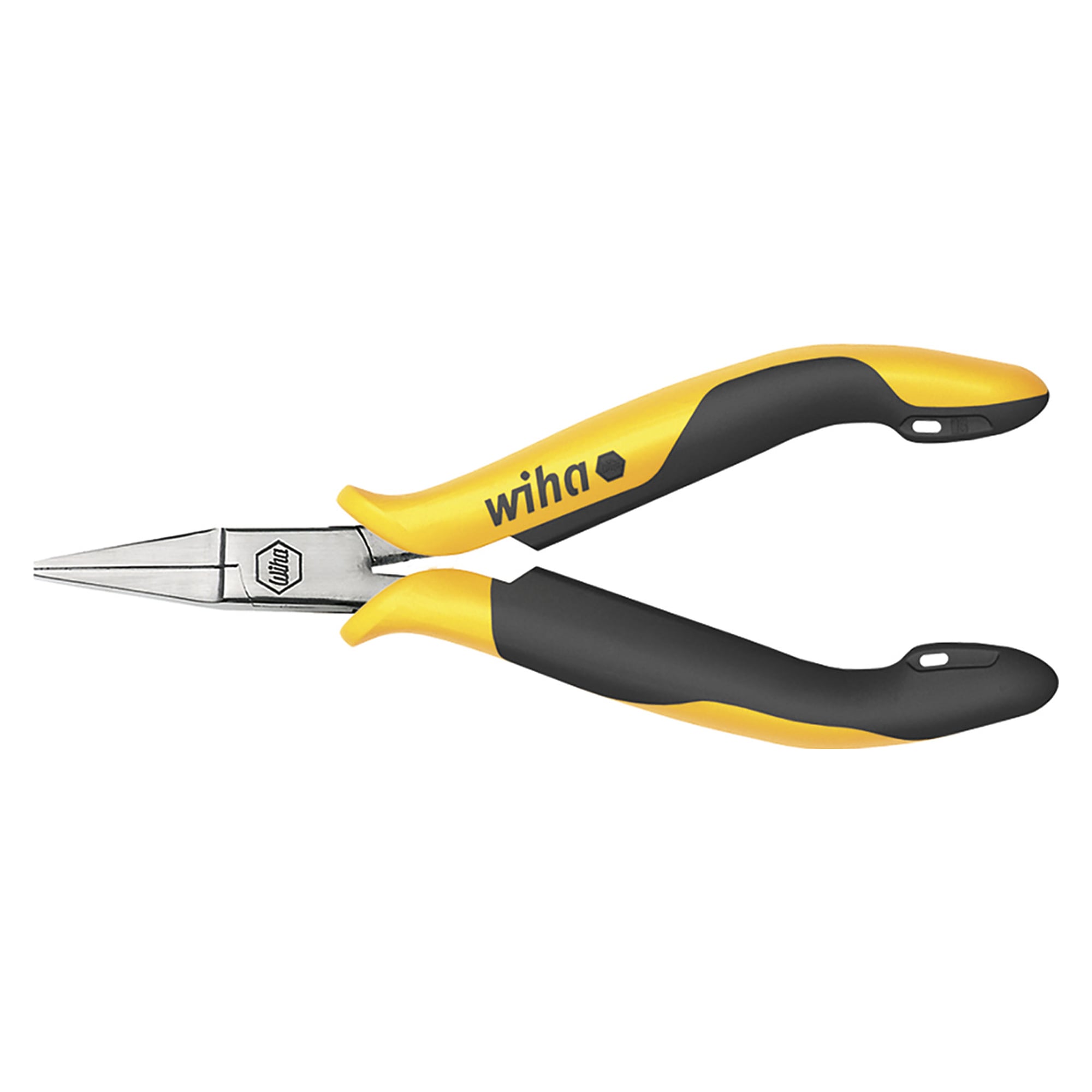 Professional ESD Flat-Nose Pliers 120 mm Short Flat Jaws - Wiha 26806