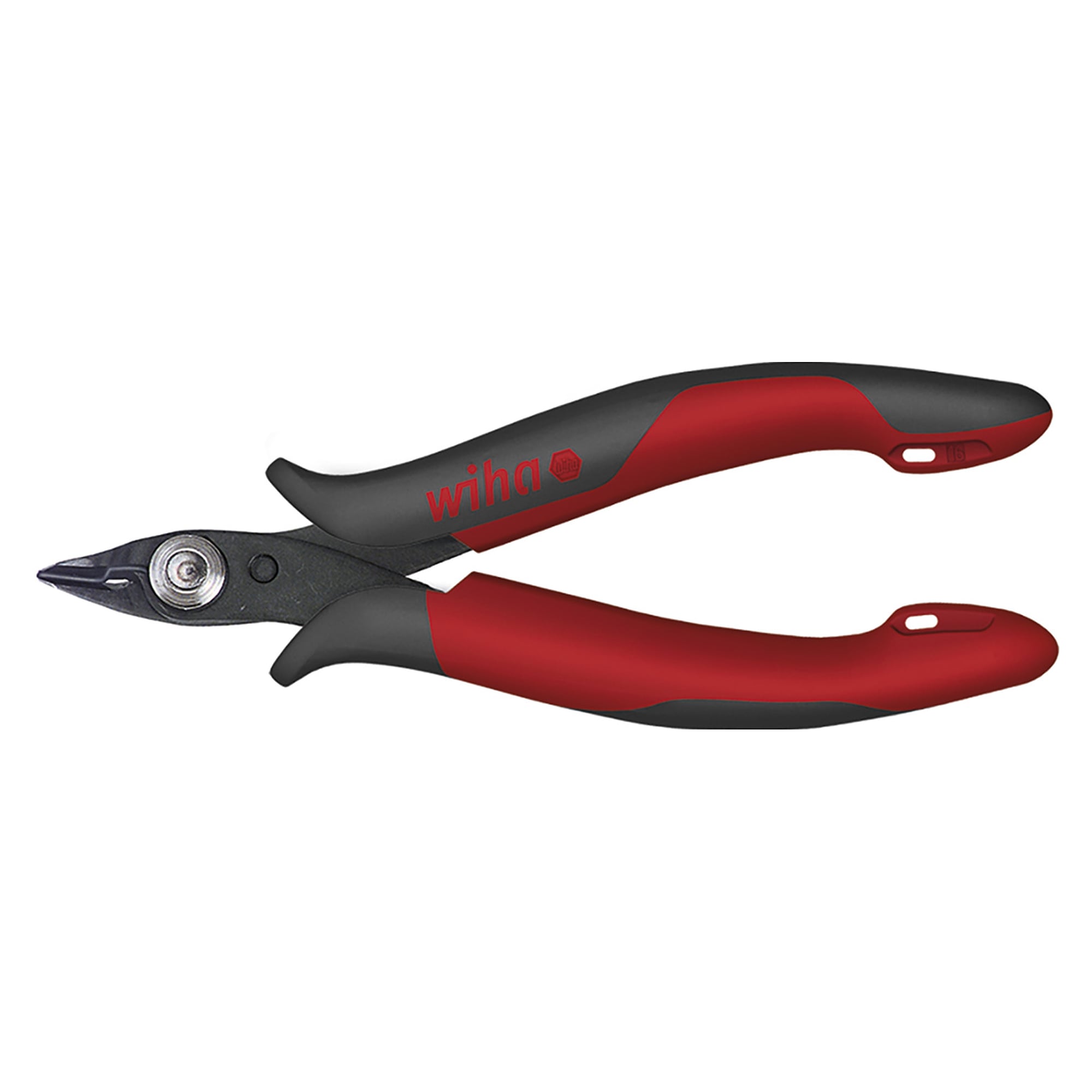 Electronic Diagonal Cutters 130 mm, Narrow Head with Wire Trapping Spring - Wiha 26813