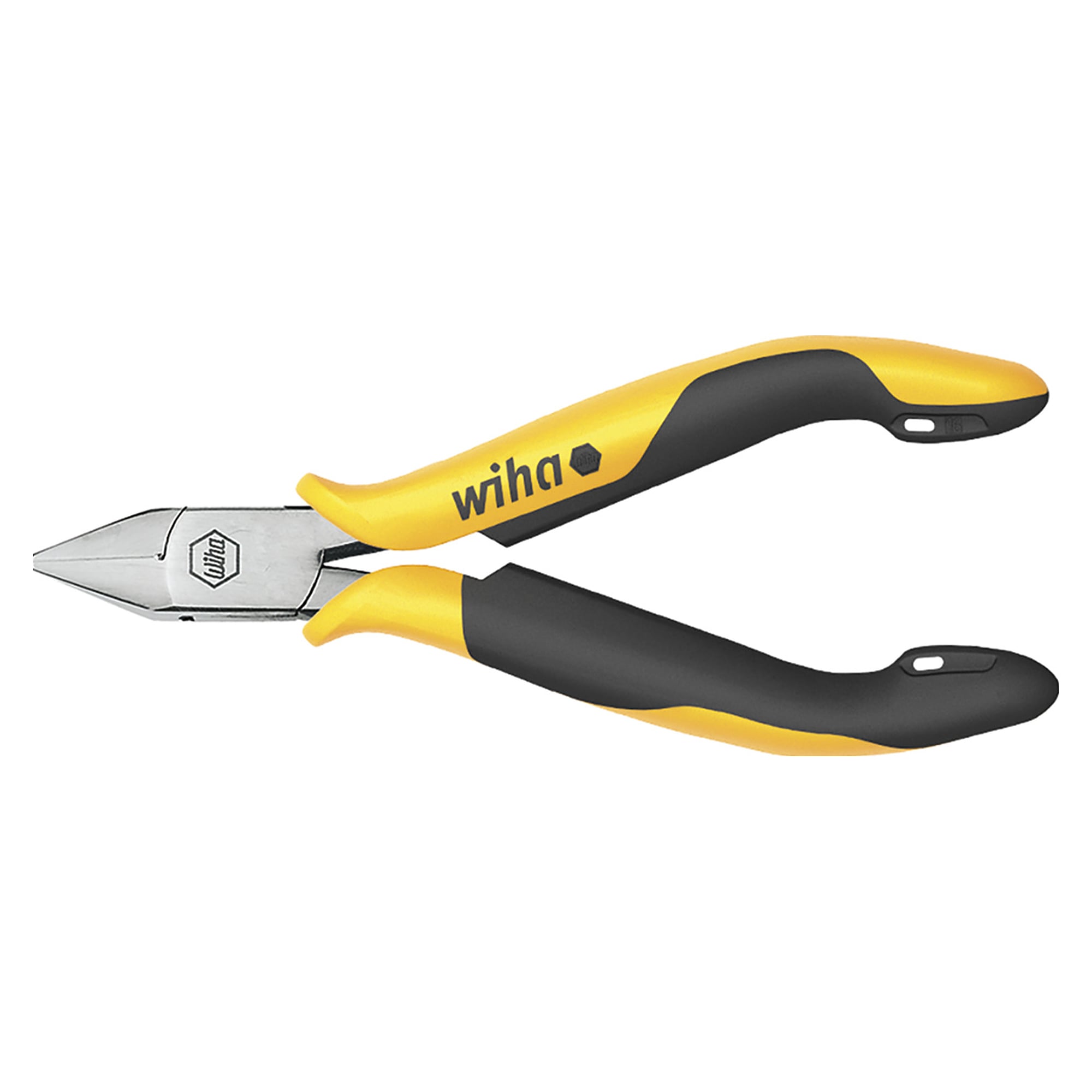 Professional ESD Diagonal Cutters 115 mm, Wide Head without Bevelled Edge - Wiha 26821