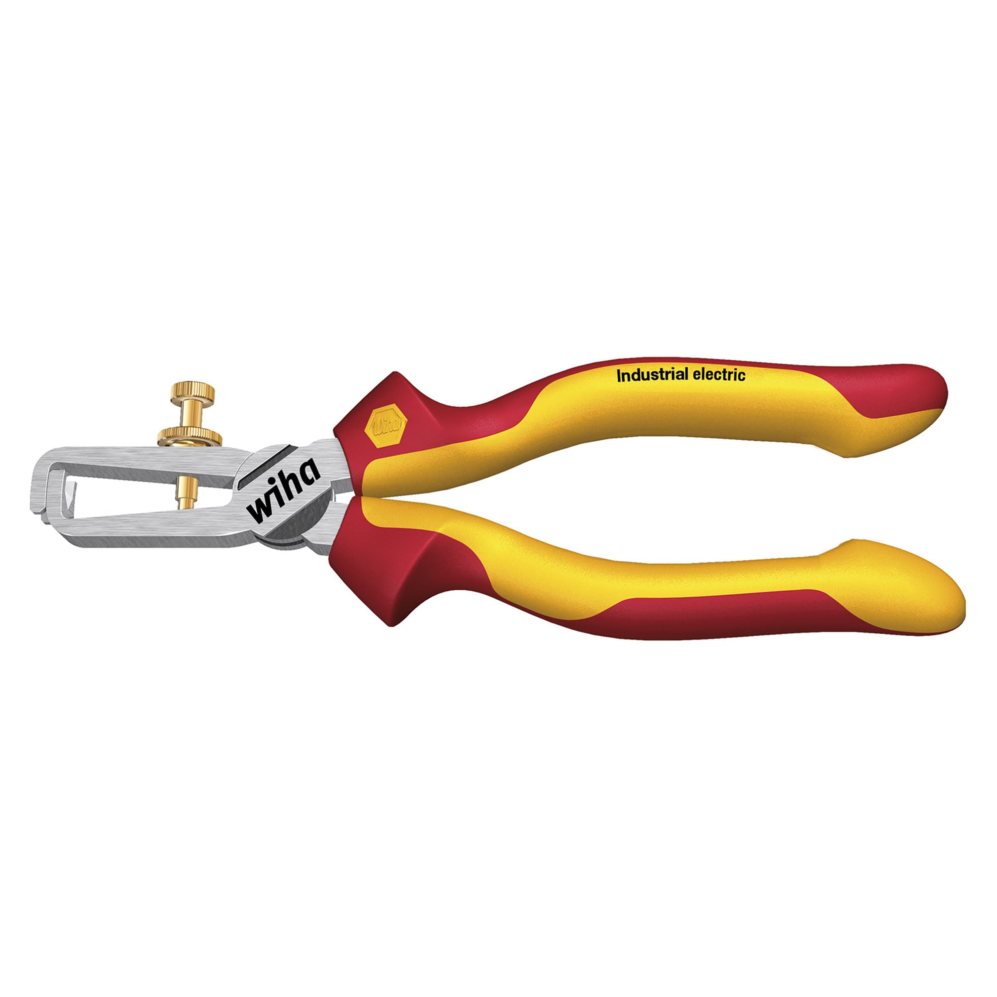Pince à dénuder Industrial electric jusqu'à 10 mm² 160 mm, VDE - Wiha 38867