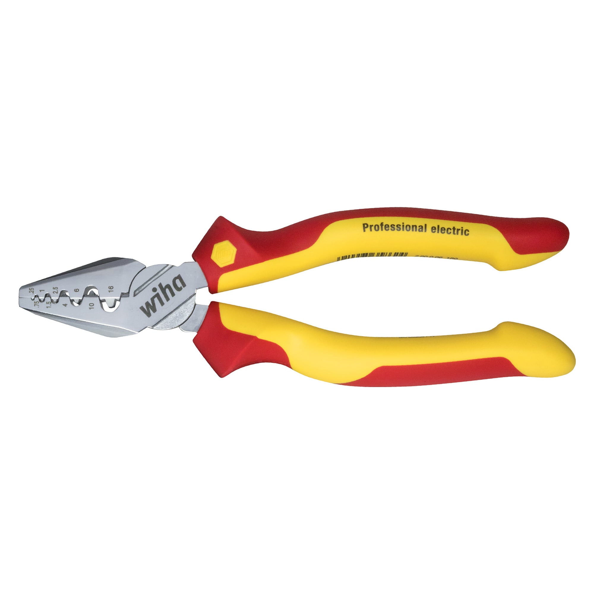 Aderendhülsenzange Professional electric 180 mm VDE 0,25-16 mm2 - Wiha 38986