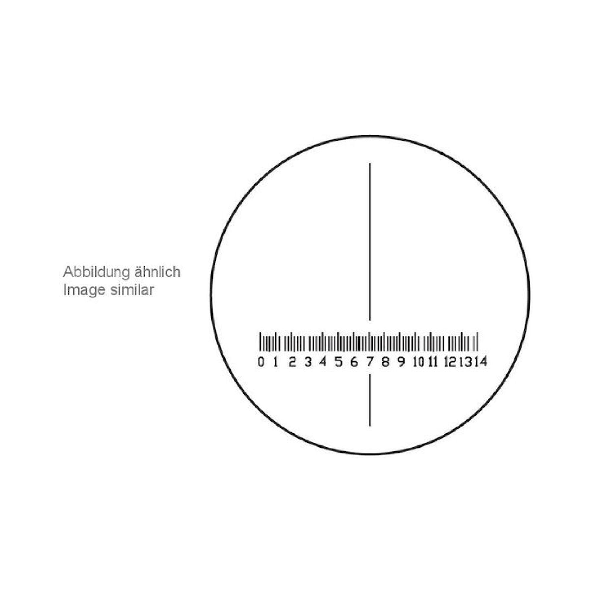 Zeiss 474066-9901-000. Strichkreuzmikrometer 10:100, d=26 mm