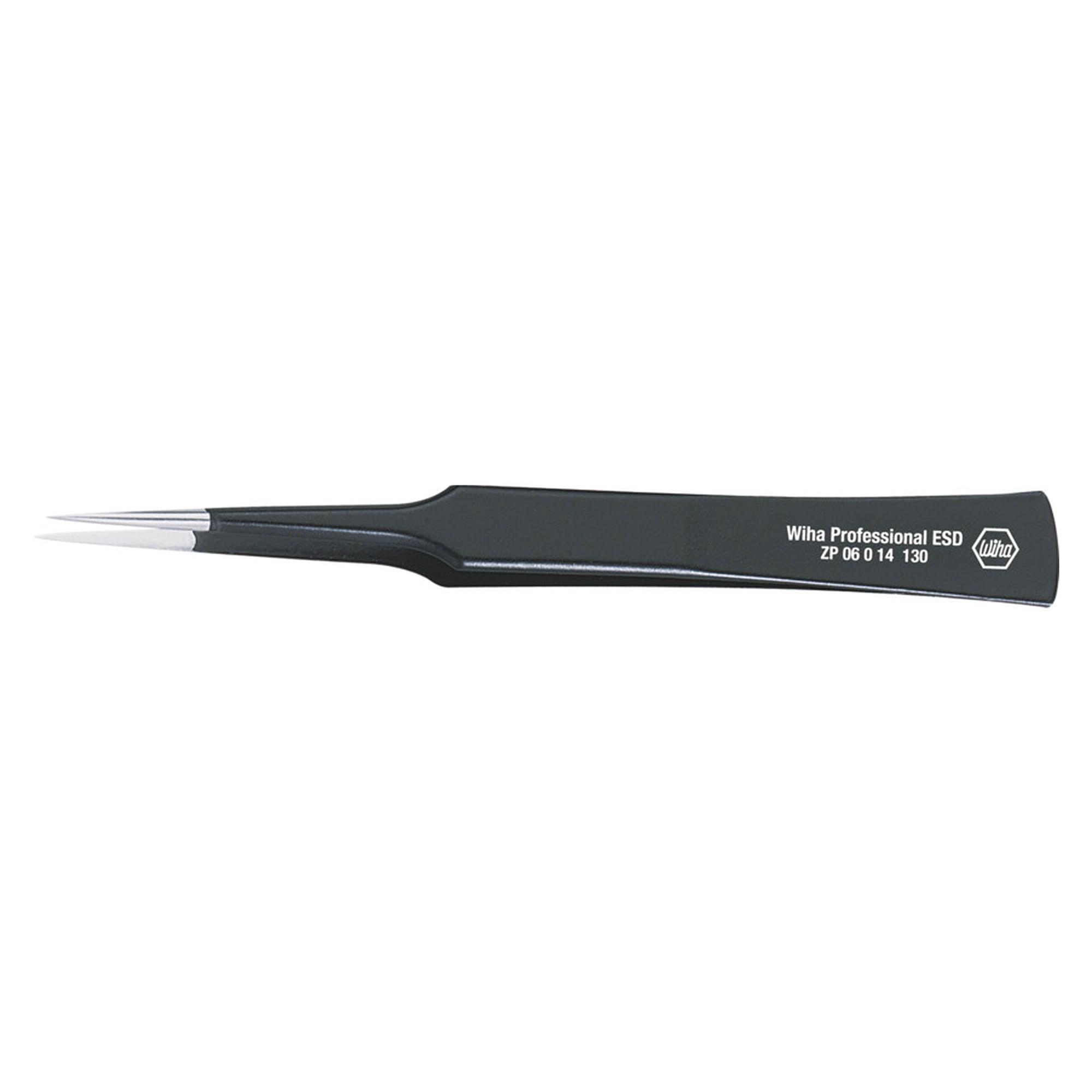 Pincette de precision Professional ESD Type GG, 130 mm - Wiha 32347