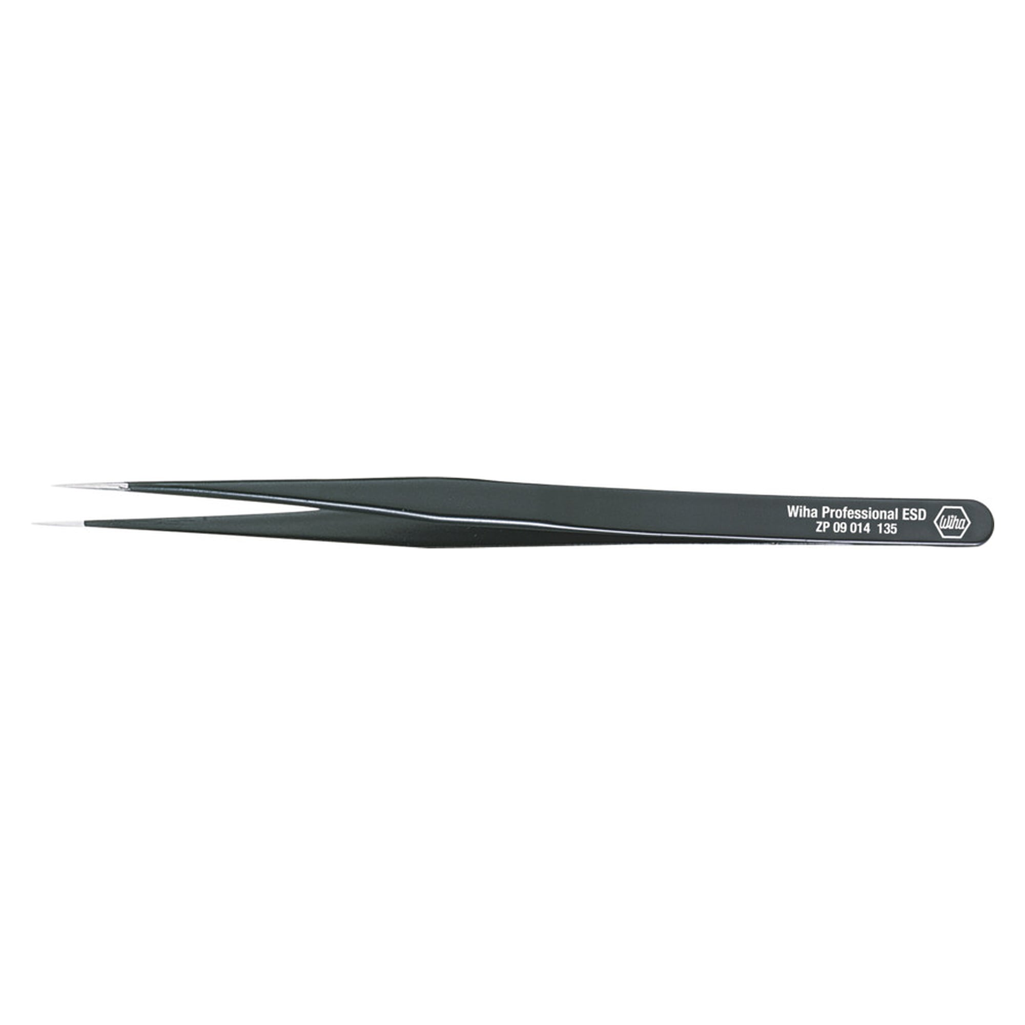 Precision Tweezers Professional ESD Type SS, Very Slim Extra Fine Tip, 135 mm - Wiha 32326