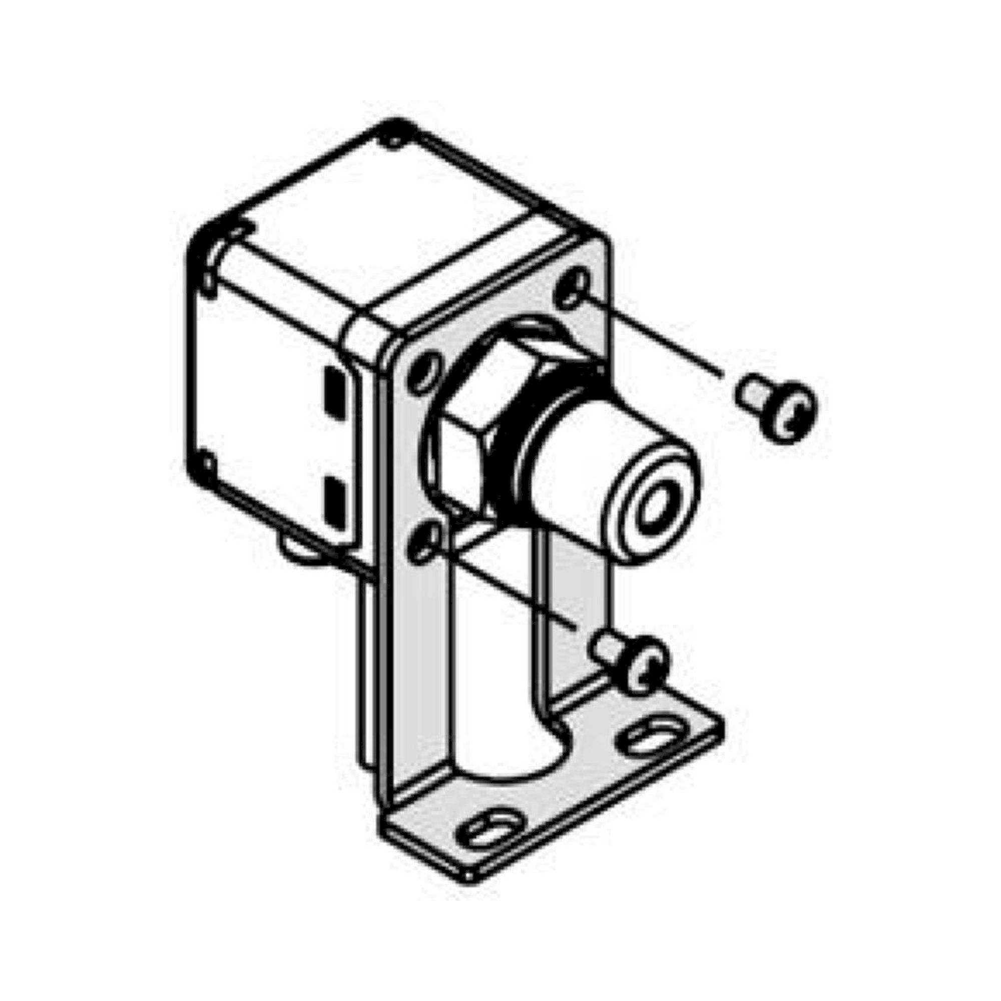 SMC ZS-24-D. Befestigungswinkel D