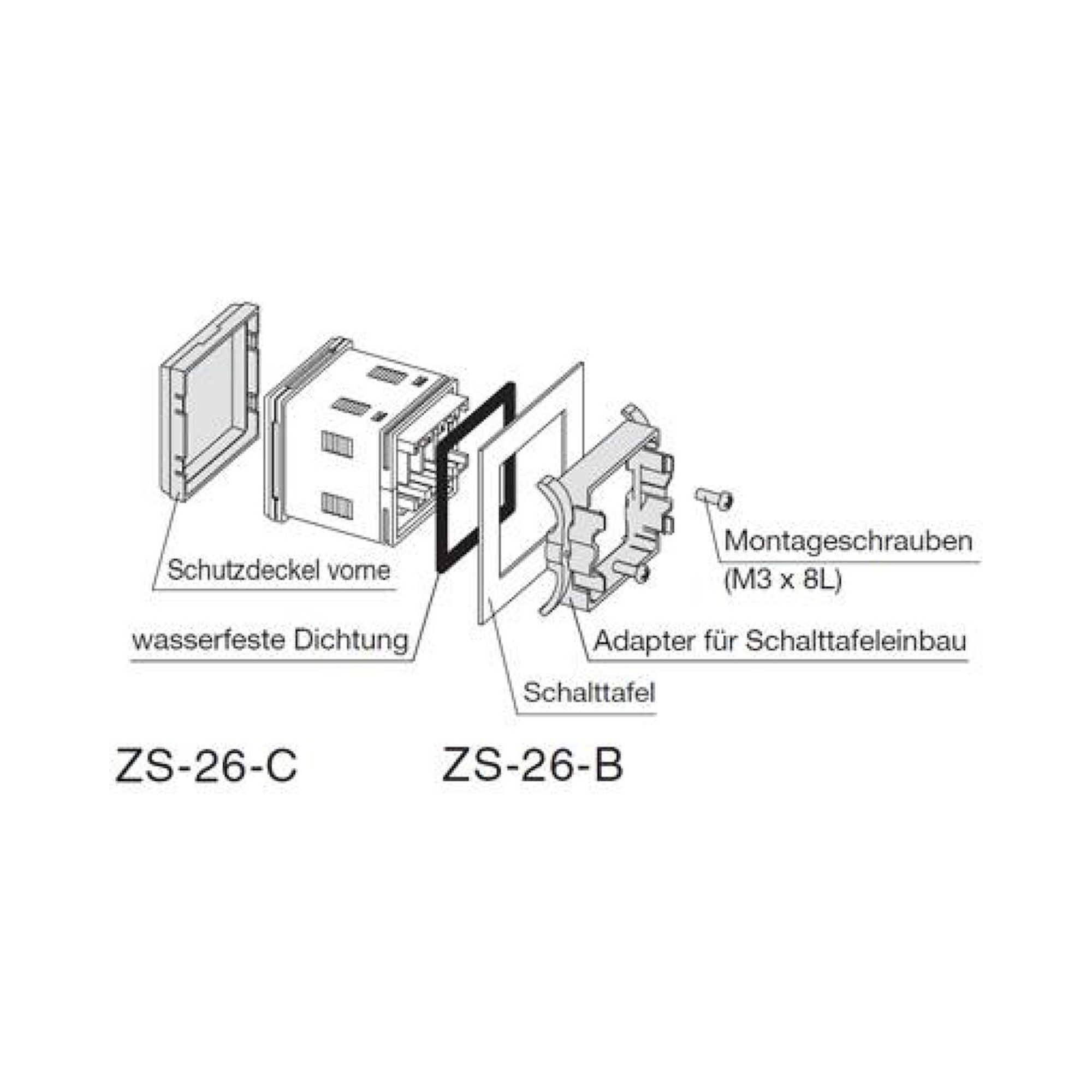 SMC ZS-26-A. Spannungsversorgungs-/Ausg