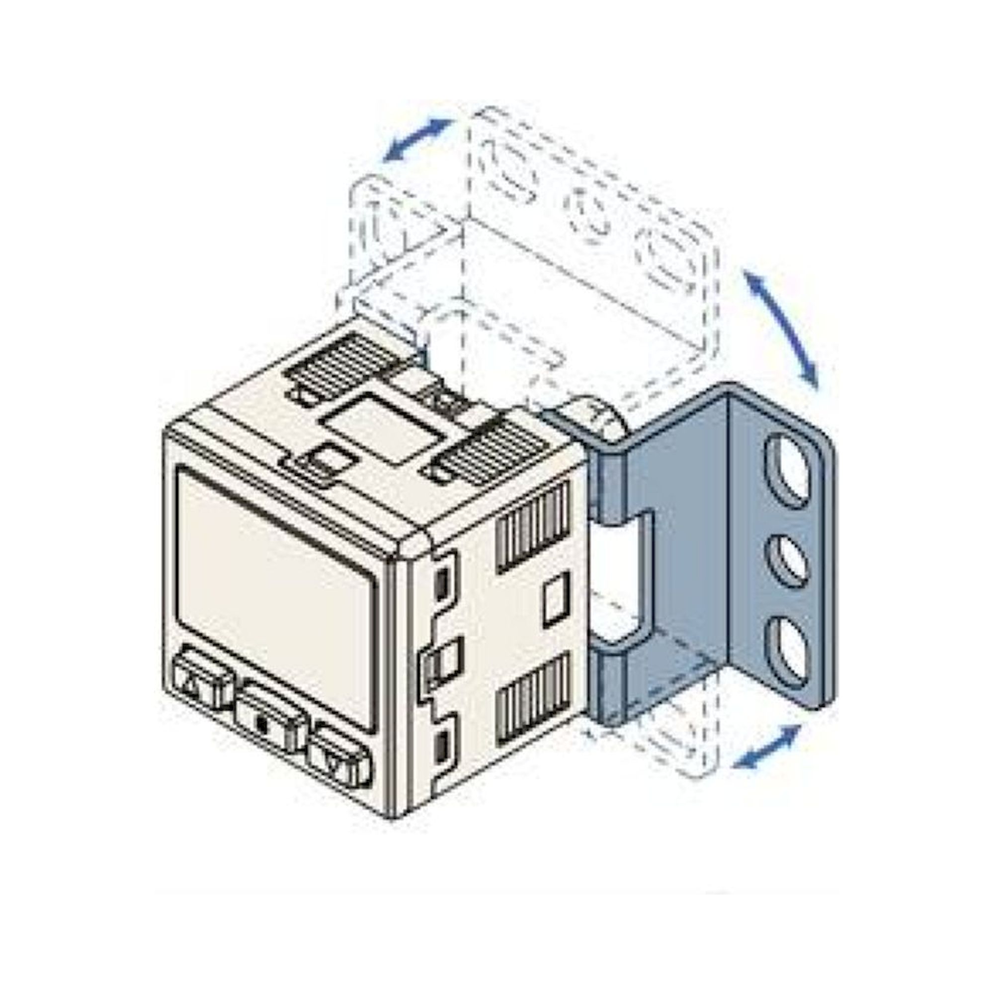 SMC ZS-38-A1. Befestigungselement A