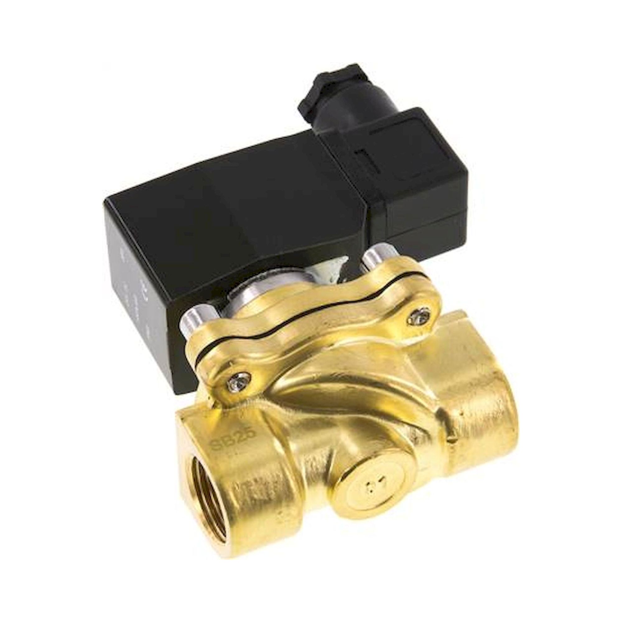 E.MC ZS 12 V 24VAC. 2/2-Wege MS-Magnetventil G 1/2", 0-6/10 (DC/AC) bar, NC