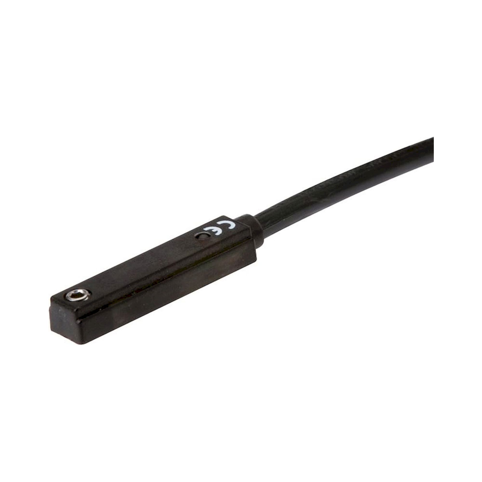 ZSA 33. T-Nut (5mm) Zylinderschalter, vollelektronischer Sensor (verpolungssicher), gelbe LED