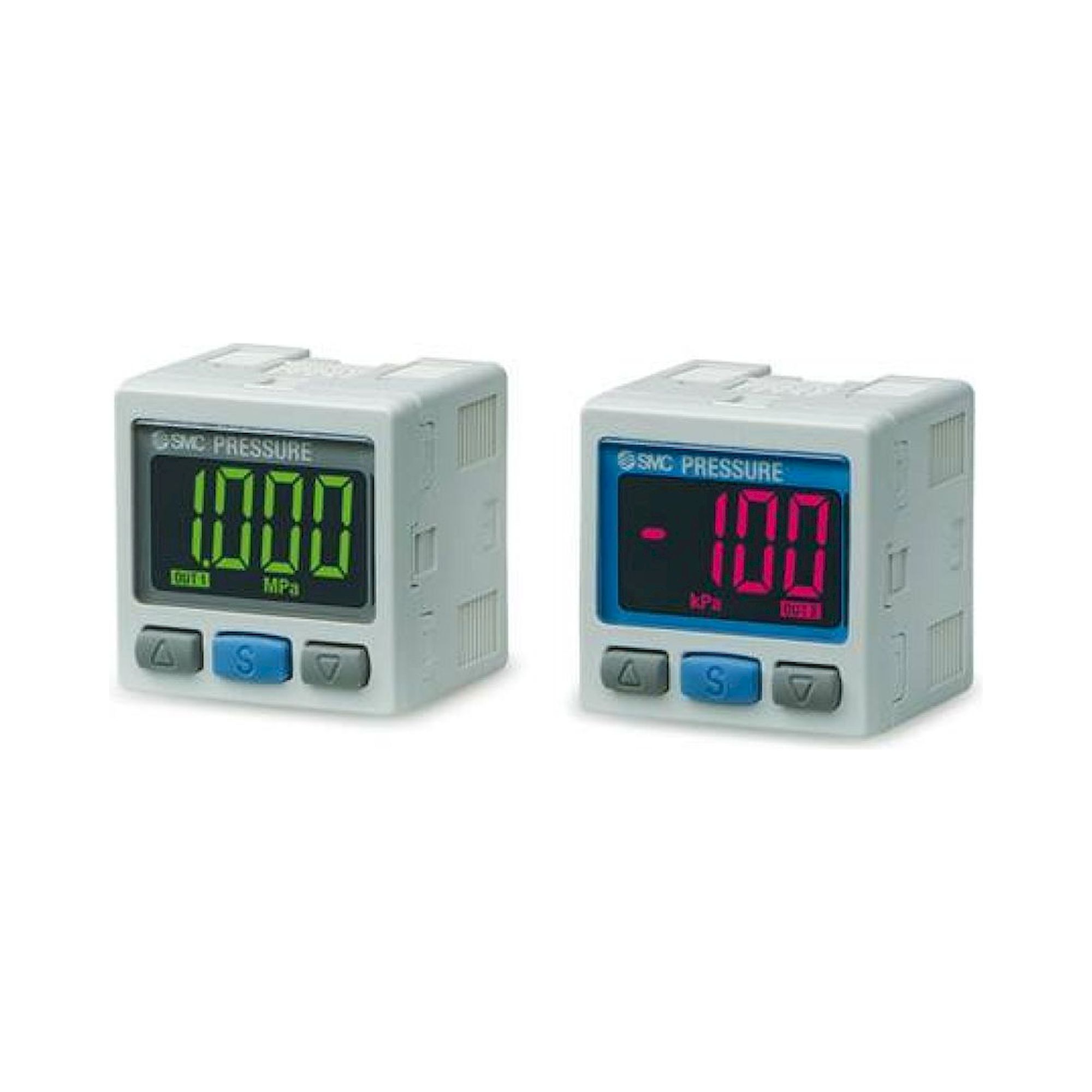 SMC C96SDB32-80C. C96S(D), ISO-Zylinder 15552, doppeltwirkend, einseitige / durchgehende Kolbenstange mit pneumatischer und elastischer Dämpfung beidseitig