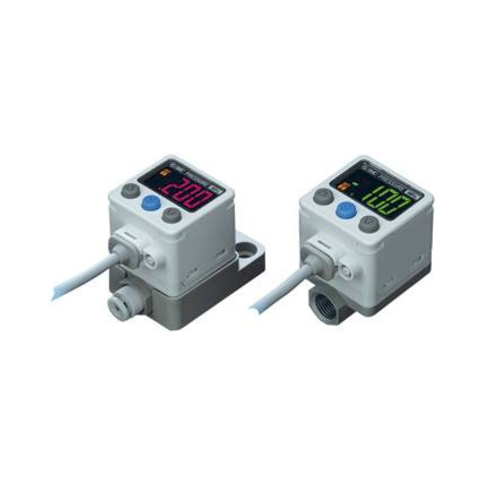 SMC ZSE30AF-C6L-F. ZSE30A, 2 Color Display High Precision Digital Pressure Switch for Vacuum