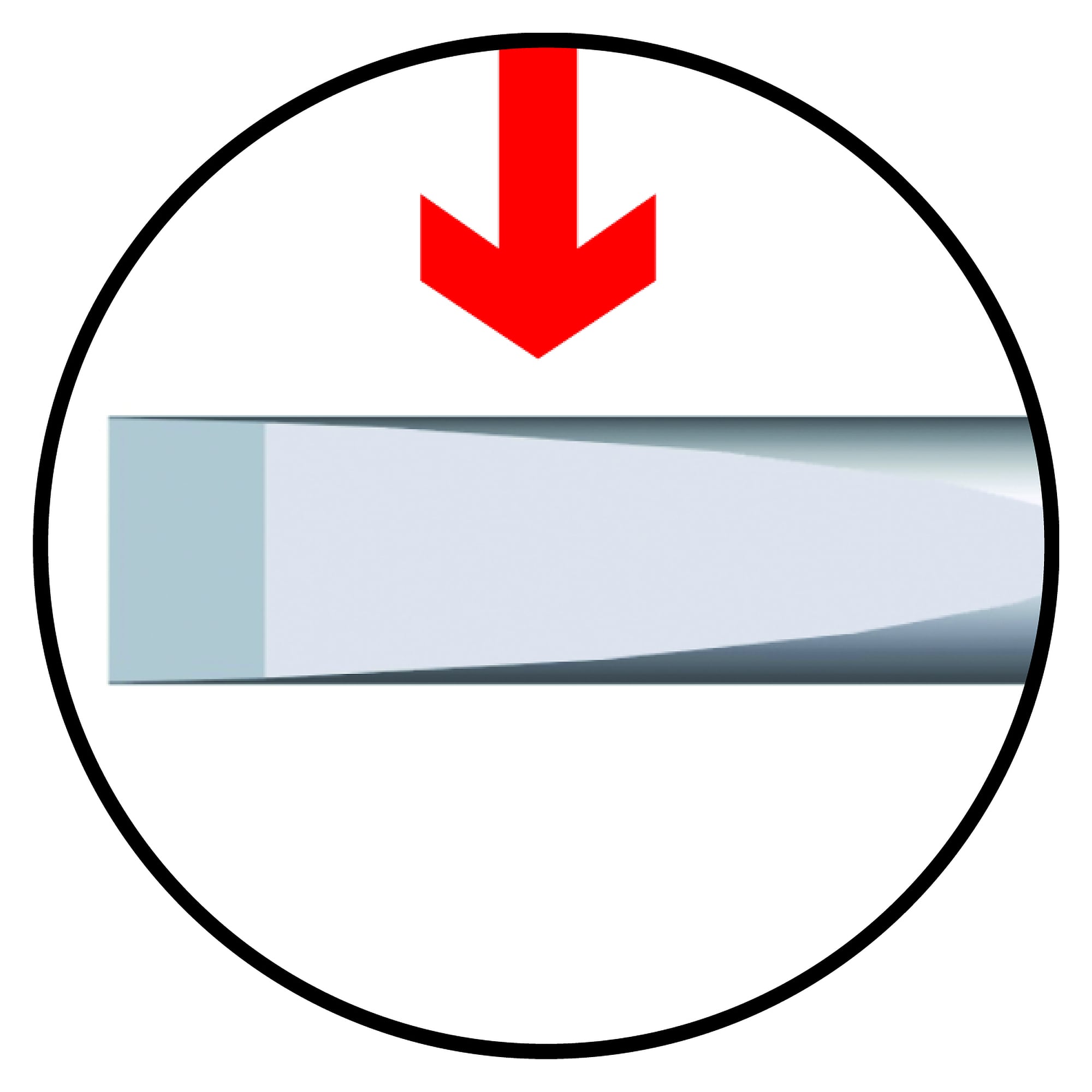 Tournevis SoftFinish TORX PLUS 25IP x 100 mm avec lame ronde - Wiha 10165