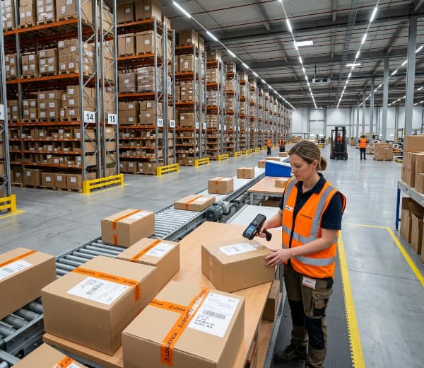 Schnelle Logistik und Versand