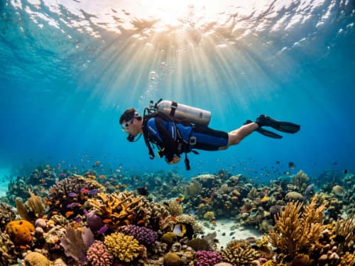 Tauchen - Konzentration und Ruhe