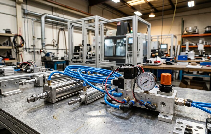 Industrial solutions, pneumatics and hydraulics