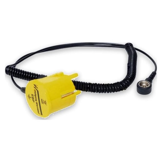 Warmbier ESD earthing module with coil cable and safety resistor