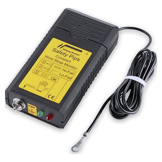 Warmbier ESD tester Safety-Pips for wrist strap monitoring