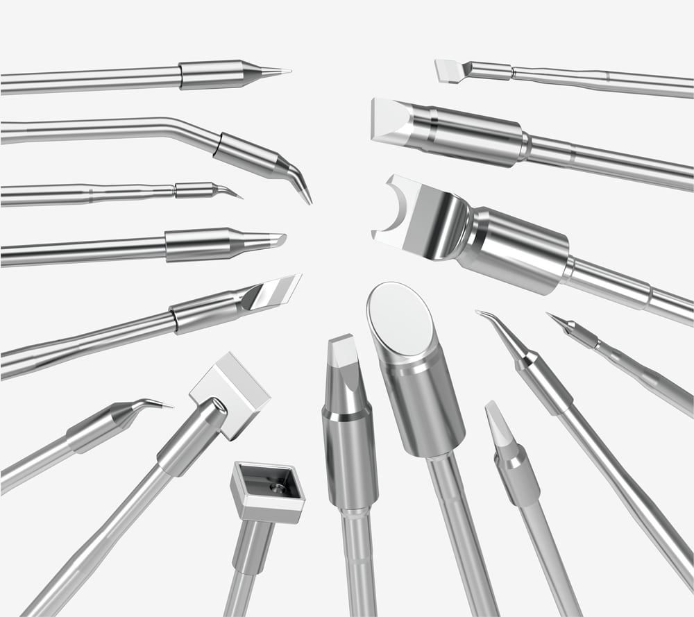 JBC Kartuschenportfolio C115 C210 C245 C470 — über 500 Lötspitzen-Formen bei esd.equipment